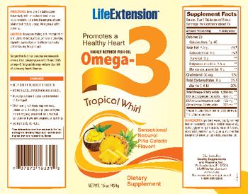 Life Extension Omega-3 Tropical Whirl - supplement
