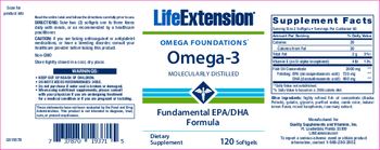 Life Extension Omega-3 - supplement