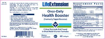 Life Extension Once-Daily Health Booster - supplement