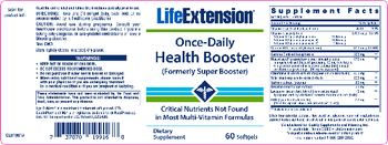 Life Extension Once-Daily Health Booster - supplement