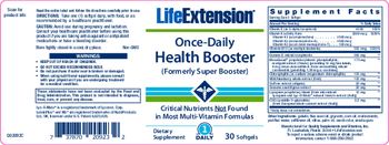 Life Extension Once-Daily Health Booster - supplement
