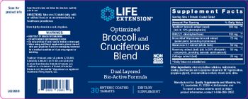Life Extension Optimized Broccoli and Cruciferous Blend - supplement
