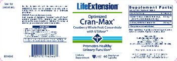 Life Extension Optimized Cran-Max - supplement