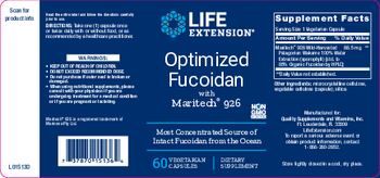 Life Extension Optimized Fucoidan with Maritech 926 - supplement