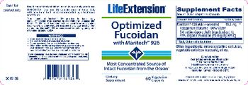 Life Extension Optimized Fucoidan - supplement
