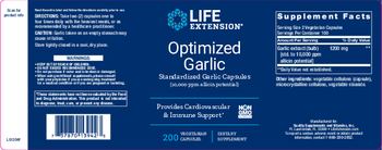 Life Extension Optimized Garlic - supplement