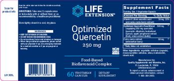 Life Extension Optimized Quercetin 250 mg - supplement