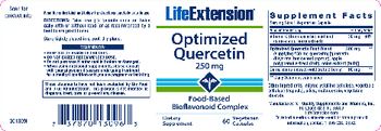 Life Extension Optimized Quercetin 250 mg - supplement