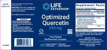 Life Extension Optimized Quercetin 250 mg - supplement