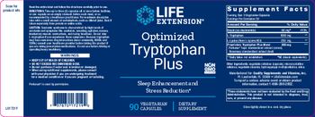 Life Extension Optimized Tryptophan Plus - supplement