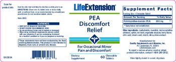 Life Extension PEA Discomfort Relief - supplement