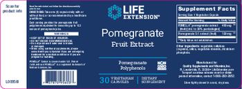 Life Extension Pomegranate Fruit Extract - supplement
