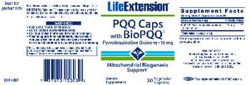 Life Extension PQQ Caps With BioPQQ - supplement