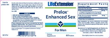 Life Extension Prelox Enhanced Sex - supplement