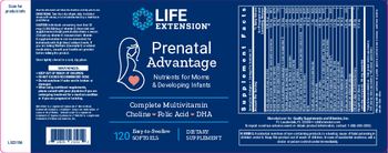 Life Extension Prenatal Advantage - supplement