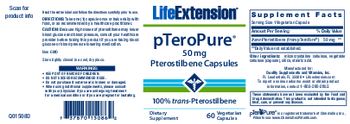 Life Extension pTeroPure 50 mg - supplement