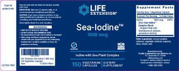 Life Extension Sea-Iodine 1000 mcg - supplement