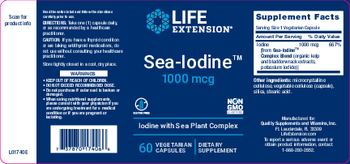 Life Extension Sea-Iodine 1000 mcg - supplement