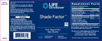 Life Extension Shade Factor - supplement