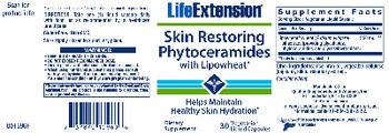 Life Extension Skin Restoring Phytoceramides With Lipowheat - supplement