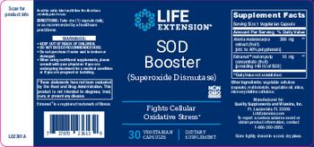 Life Extension SOD Booster (Superoxide Dismutase) - supplement