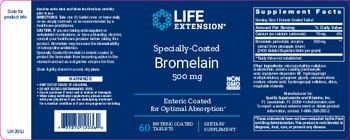 Life Extension Specially-Coated Bromelain 500 mg - supplement