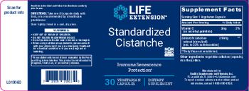 Life Extension Standardized Cistanche - supplement