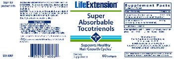 Life Extension Super Absorbable Tocotrienols - supplement