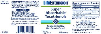 Life Extension Super Absorbable Tocotrienols - supplement