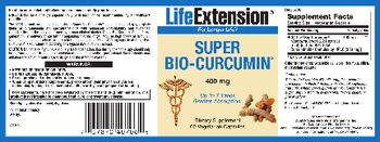 Life Extension Super Bio-Curcumin 400 mg - supplement