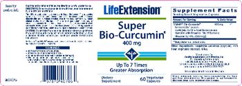 Life Extension Super Bio-Curcumin 400 mg - supplement