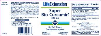 Life Extension Super Bio-Curcumin 400 mg - supplement