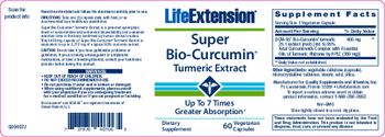 Life Extension Super Bio-Curcumin Turmeric Extract - supplement