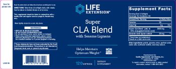 Life Extension Super CLA Blend - supplement
