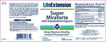 Life Extension Super Miraforte With Standardized Lignans - supplement