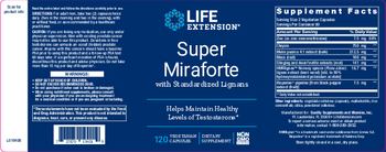 Life Extension Super Miraforte with Standardized Lignans - supplement