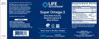 Life Extension Super Omega-3 - supplement