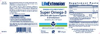 Life Extension Super Omega-3 - supplement