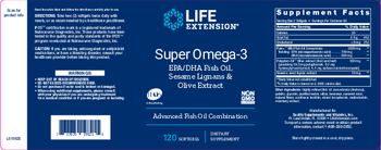 Life Extension Super Omega-3 - supplement