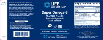 Life Extension Super Omega-3 - supplement