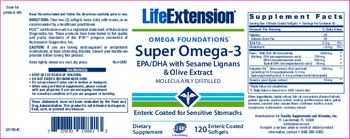 Life Extension Super Omega-3 - supplement