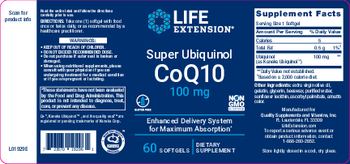 Life Extension Super Ubiquinol CoQ10 100 mg - supplement
