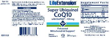 Life Extension Super Ubiquinol CoQ10 100 mg with BioPQQ - supplement