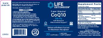 Life Extension Super Ubiquinol CoQ10 with Enhanced Mitochondrial Support 200 mg - supplement