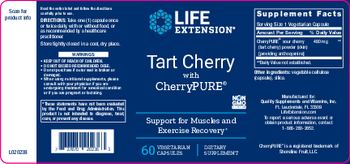 Life Extension Tart Cherry with CherryPURE - supplement