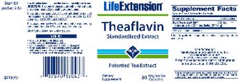 Life Extension Theaflavin - supplement