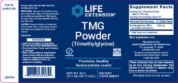 Life Extension TMG Powder - supplement
