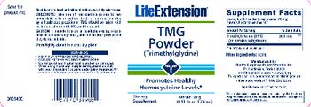 Life Extension TMG Powder - supplement