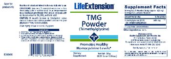 Life Extension TMG Powder - supplement