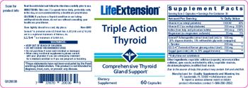 Life Extension Triple Action Thyroid - supplement